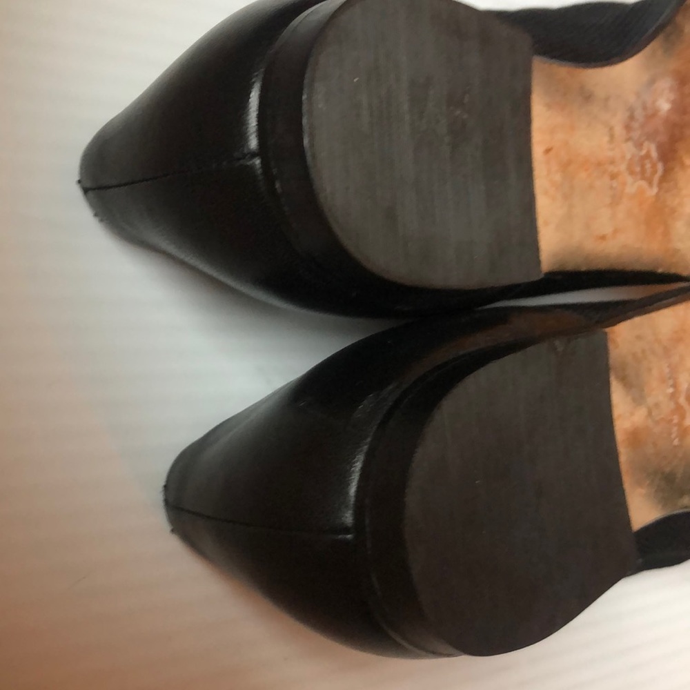 Giorgio Armani Mesh Black Leather Toeshoes Size38 - image 7